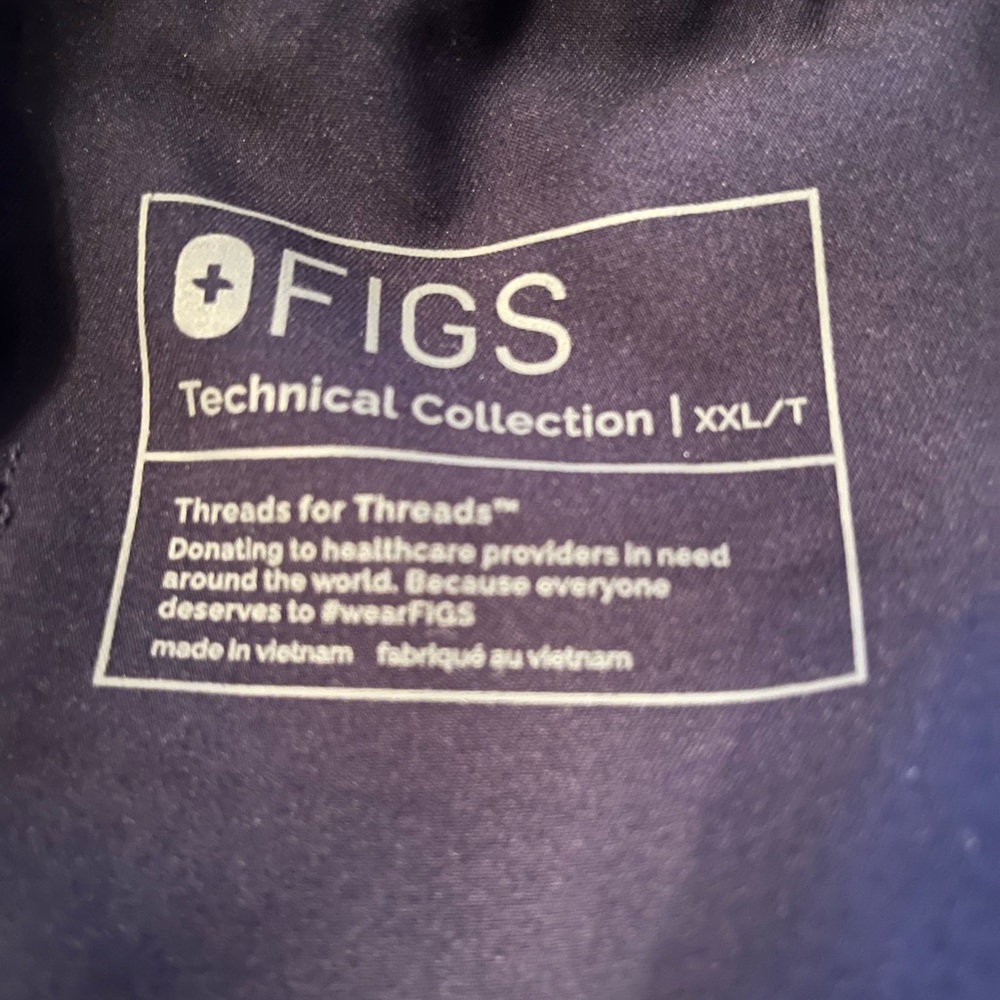 Men’s figs pants xxl tall dark blue like new